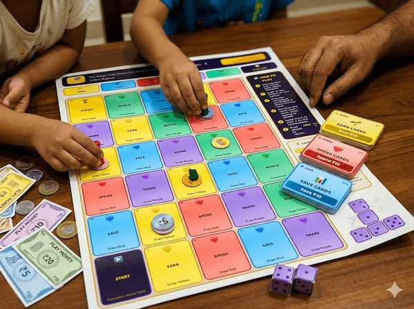 Family Money Board Game — Print & Play