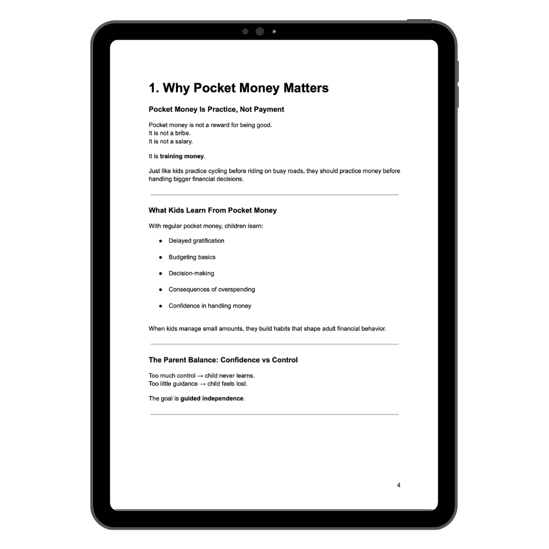 What's inside the free Pocket Money System Guide
